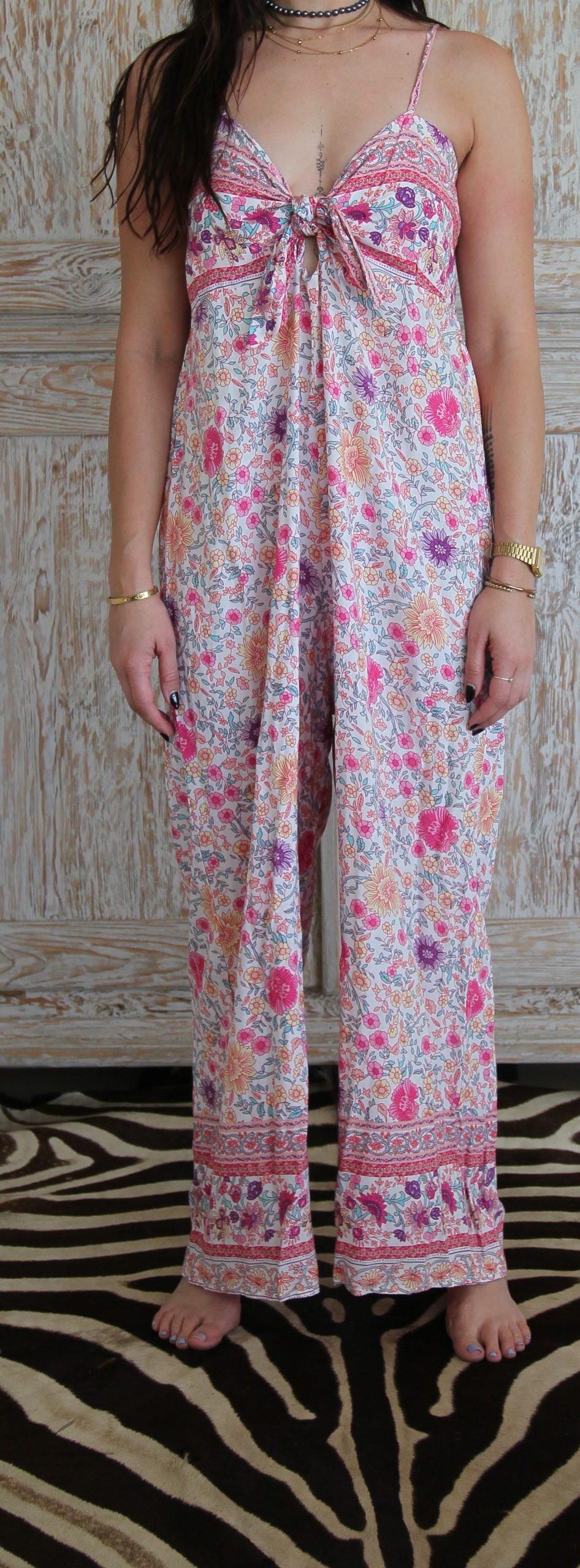Bow Jumpsuit D08J8363