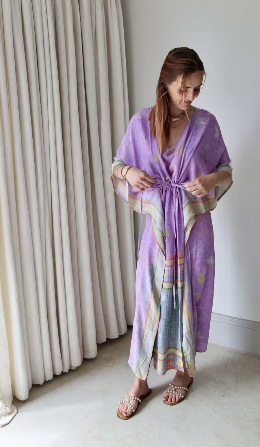Silk handmade Kaftan